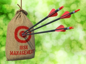 Risk Management - Arrows Hit in Target.